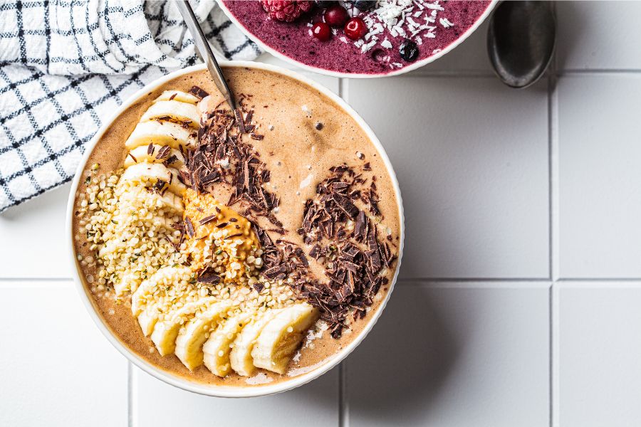 Teplé jedlá s arašidovým krémom